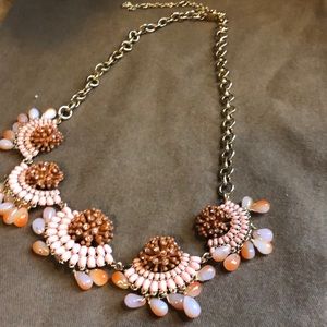 J Crew Coral Pink Necklace